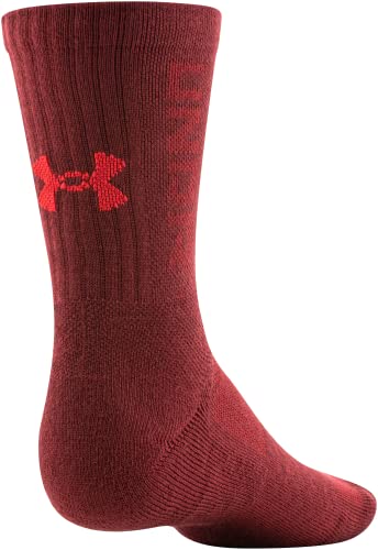 Under Armour Adult 3-Maker Mid-Crew Socks, 3-Pairs4