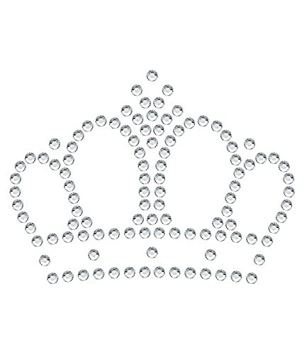 Modèle strass magnétique noir Couronne 001 pour customiser - 2