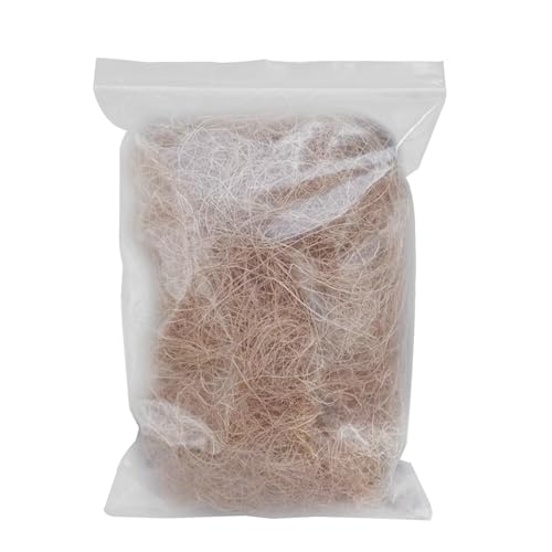 Fibra de coco orgánica - 150 g de coco comprimido orgánico Mezcla inicial de piedras de coco | Fibra de seda de flores Suelo de coco de fuerte expansión Suelo vegetal Suelo de jardín Fibra de coco Sue