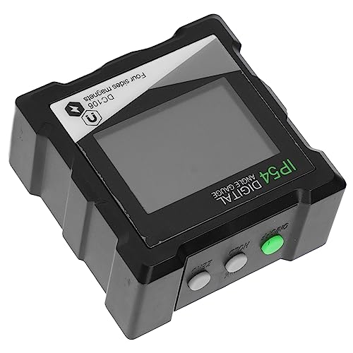 Inclinómetro digital con pantalla LED y base magnética miniatura 3