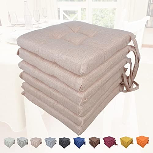 SET 6 COPRISEDIA CUSCINI CON FASCIA ELASTICA PER SEDIE IMBOTTITO - Foto 9