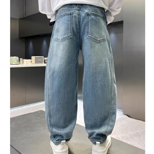 Boys Casual Cargo Trousers Elastic Waist Outdoor Pants for Children Ages 4 to 12 Perfect for Everyday Activities4