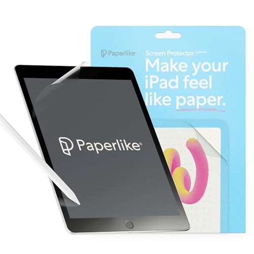 Paperlike 2.1 Screen Protector (2x) for iPad 10.2” (7th-9th Gen 2019-2021) for an authentic paper feel