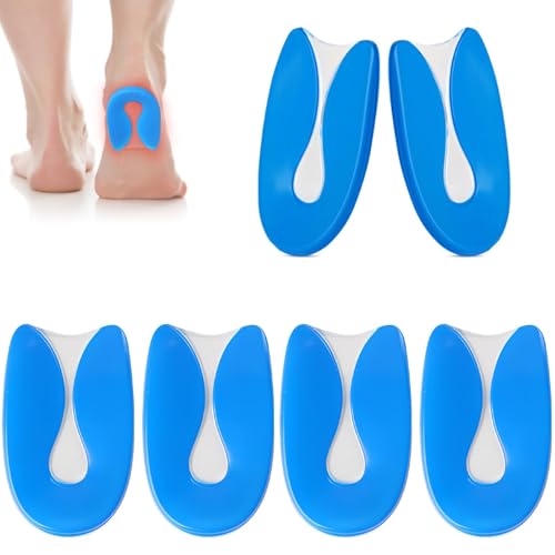3 Paar Fersensporn Einlagen,Achillessehne Einlegesohlen,Gel Fersenkissen Geleinlagen,Orthopädische Geleinlagen für Schuhe,Einlagen fersensporn damen Für Die Ferse Damen Und Herren