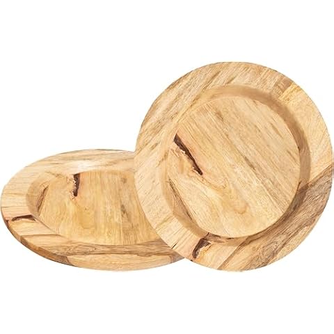 13" Wooden Charger Plates for Events Cover