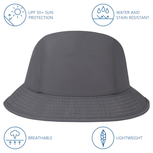 Image of BASSDASH UPF50+ Fishing Bucket Hat for Men Women Lightweight Water Resistant Packable Outdoor Summer Sun Hats FH13