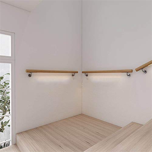 Rambarde d'escalier en pin main courante bois intérieur extérieur avec vis