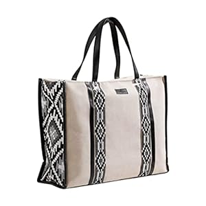 Nestasia Tote Bags for Women | Handcrafted Multipurpose Tote Bag with Zip & Adjustable Strap | Perfect for Daily Use, Office, College, Travel, Picnic, Shopping