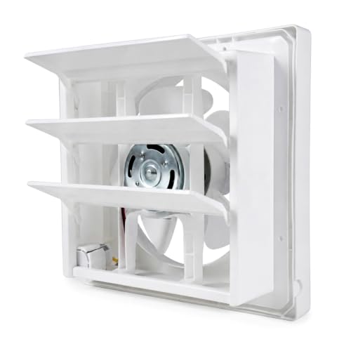 Image of 10 Inch Ventilation Fan 40W | 250mm Sweep | High Speed Air Ventilation Fan for Kitchen Bathroom Office Window & Wall Mount | Low Noise Energy Efficient Motor