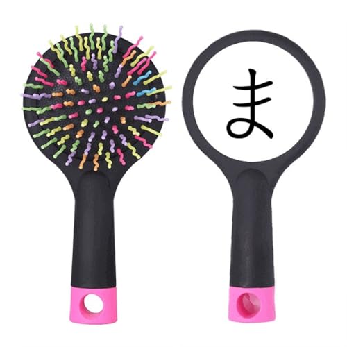 Cepillo de pelo japonés premium Hiragana Character MA para desenredar la base