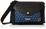 bandolera desigual azul , Textil sintético, Textil sintético, , 19.0, 4.3, Bandolera