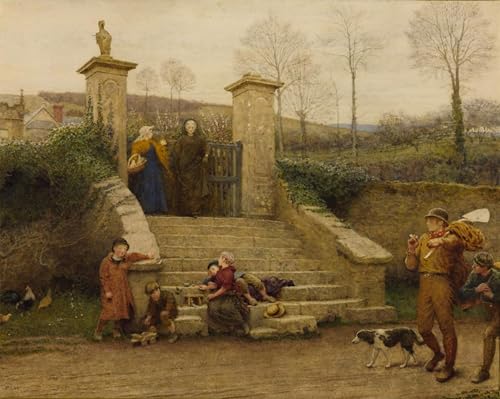 Peinture paysage Frederick Walker de haute qualité sur toile de décoration 60x90
