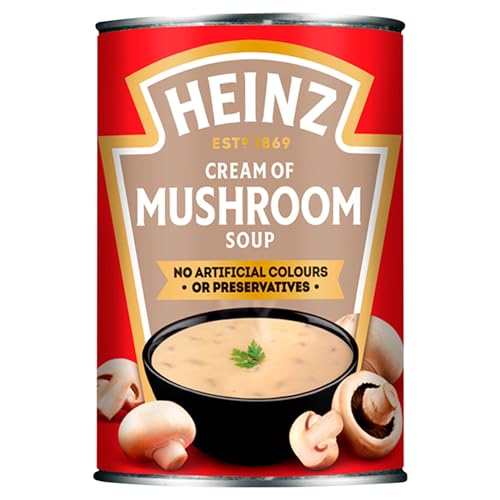 HEINZ Classic Cream Of Mushroom Soup 400 G Black