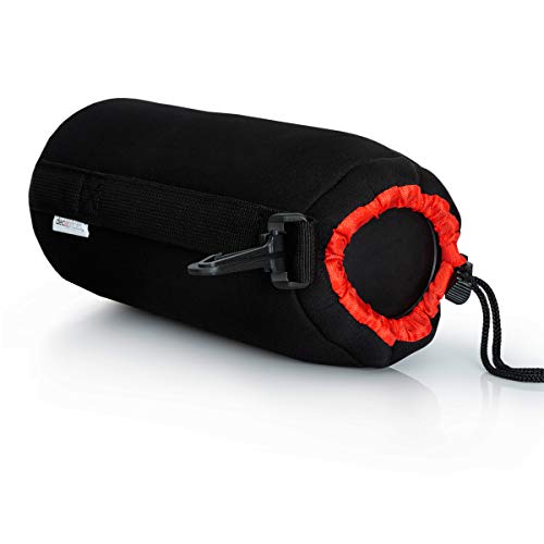 Deco Photo X-Large Xl Neoprene Lens Bag Protective Water And Weather Resistant Shock Drop And Scratch Armor Pouch Sleeve Case With Plush Interior, Black #TOP1