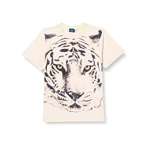 Chicco Short Sleeve T-Shirt with Tiger Print Cover