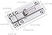 Door Bolts, 2 Pieces Stainless Steel Latch Sliding Door Lock, Surface Mounted Slide Bolt for All Types of Internal Doors