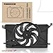 A-Premium Engine Radiator Cooling Fan Assembly with Brushless Motor Compatible with Select Ford Models - Focus 2012-2018 - Replace# BV6Z8C607K