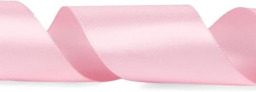 Miniatura 3 de LIUYAXI Cinta de satén rosa de doble cara de 2 pulgadas x 50 yardas, cintas perfectas para manualidades, envoltura de regalos, fabricación de lazos