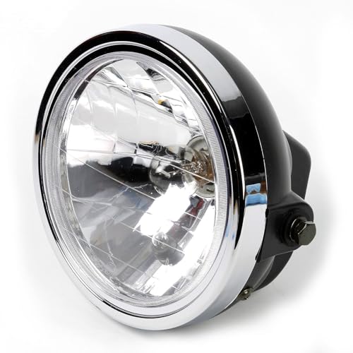 MPW Unidad de faros completa de 7' para Yamaha YBR 125 año de fabricación 2005-2016