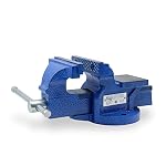 CCLIFE – CCLIFE Schraubstock 100 mm feststehend aus Gusseisen für Wer