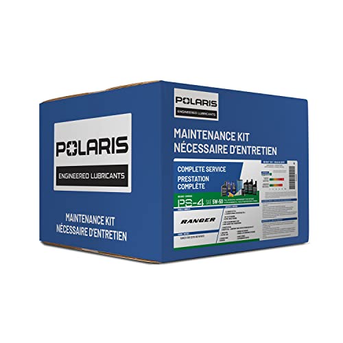 Polaris Service Kit for RANGER 1000 XP, 1000 CREW XP Models and More, Includes Demand Drive Fluid, AGL Fluid, PS-4 5W-50 Full Synthetic Oil, 1 Air Filter, 1 Oil Filter, 2 Spark Plugs - 2830556 - Thumbnail 4