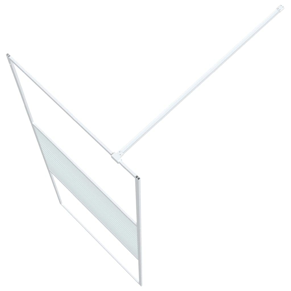 INLIFE Mampara de ducha de cristal templado transparente, 80 x 195 cm, 21,46 kg, 152150