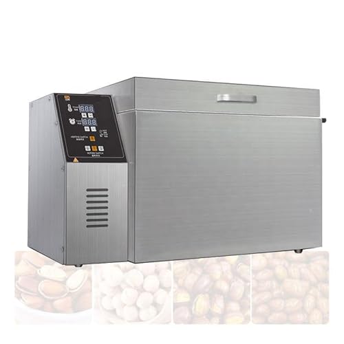 ShaiVrissian Tostatrice caffè Commerciale,Macchina Tostatrice Elettrica per Noci,capacità Fino a 2.5/5kg,Timer E Termostato Controllabile,per attività Commerciali Type10