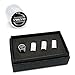4pcs VA065 Chrome Car Styling Accessories Wheel Tire Valve Caps Stem Air For VOLVO V40 V60 S60 S80 XC60 XC90