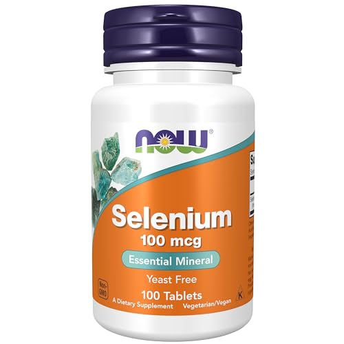 Now Foods, Selenium 100mcg, 100 Comprimidos Veganos