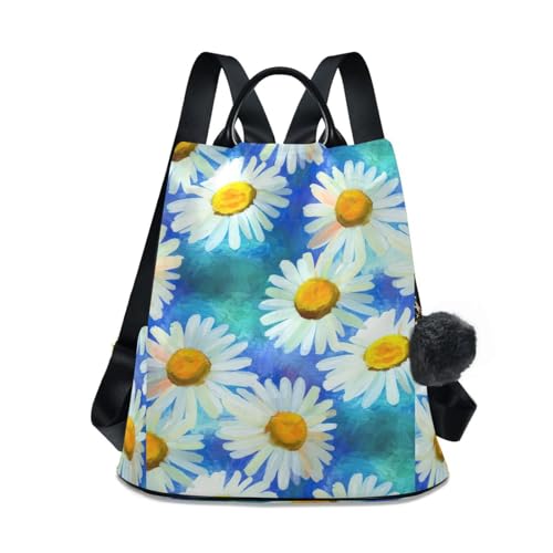 Sac à dos de voyage marguerites : soulagez votre dos avec style et gaieté