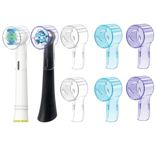 Kisstta Capuchon Protection Brossette de Rechange Oral B iO Série - Couvertures Hygiéniques Pour Têtes de Brosses à Dents - Idéal Pour Les Voyages et Une...