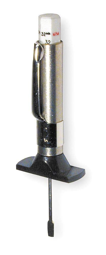 Westward Tire Tread Depth Gauge, Pocket Clip - 2HKY4 Pack of 5