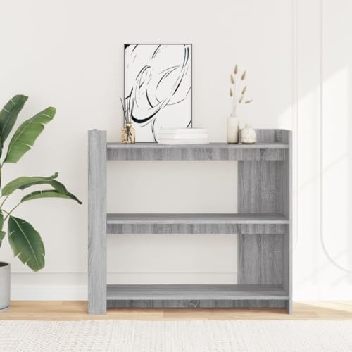 Mesa de pasillo estrecha gris Sonoma de 100 cm para salón 3