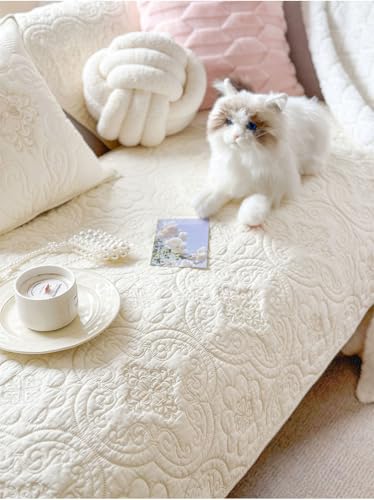 Housse de canapé protège-canapé en coton pour stopper les griffures de chat