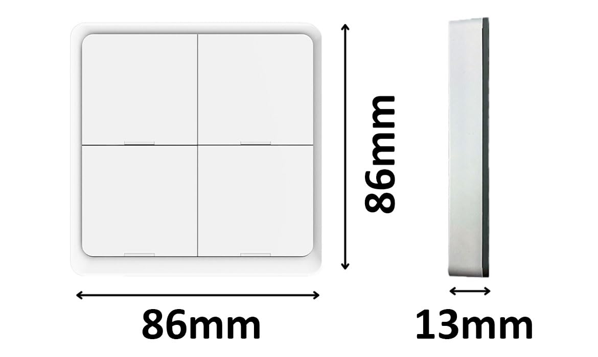 Sone Smart One Botón ZigBee 3.0 inalámbrico Tuya interruptor escena 4