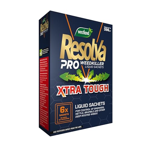 Resolva 20300520 Pro Weed Killer Liquid Sachets Xtra Tough 6 x 100ml Natural