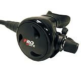 Promate Fleet Pneumatic Balanced Adjustable Scuba Dive 2nd Stage Regulator Octopus, Black