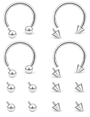 silvertone,16g,inner DIA 10mm