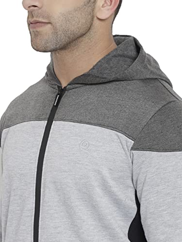 Image of CHKOKKO Men Winter Sports Gym Track Zipper Stylish Jacket Maroon 3XL
