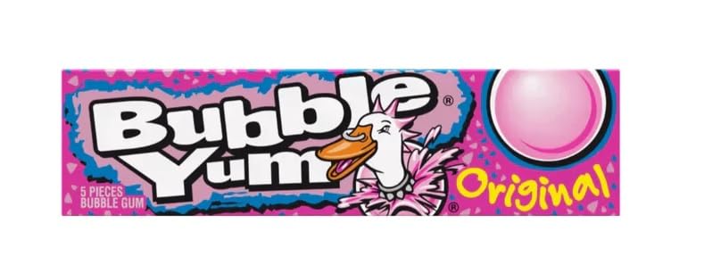 Original Flavor Bubble Gum 40g - Pack of 3