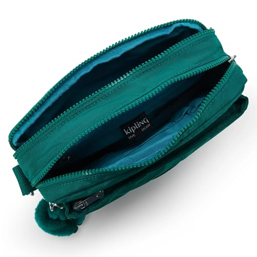 Image of Kipling Women's Abanu Medium Crossbody Bag, Lightweight, Adjustable Nylon Waist Pack with Multi-Compartment Zip Pockets