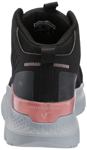 Image of Timberland PRO Women's Setra Mid Composite Safety Toe Industrial Athletic Work Shoe, Black /Grey /Rose-2024 NEW, 7.5 W US