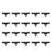 AUTEX 20pcs Fender Flare Rocker Moulding Clip Nylon Bumper Auto Body Retainer Clips Fender Liner Fastener Rivet Clips Replacement for Jeep Wrangler 2007-2015