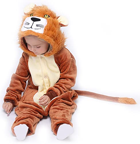 Varwaneo Halloween Kids Lion Onesies Animal Costume Cosplay Outfit Christmas Unisex For Girls Boys #TOP5