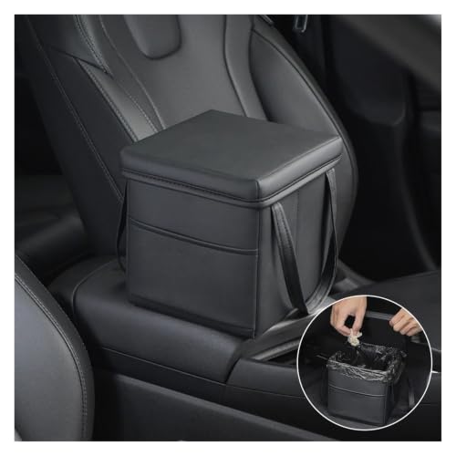 Contenedor de basura para coches y caja plegable para maletero coche multifunción 2