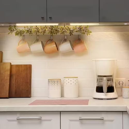Image of GITGRNTH 3 PCS USB Powered Counter Strip LED Light, 3 Color Mode Mode (3000K /4000K /6000k) with 10 Level Brightness Adjustable Dimming Control for Home Kitchen, Office, Wardrobe, Counter