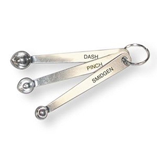 1 X Dash, Pinch, and Smidgen Measuring Spoon Set