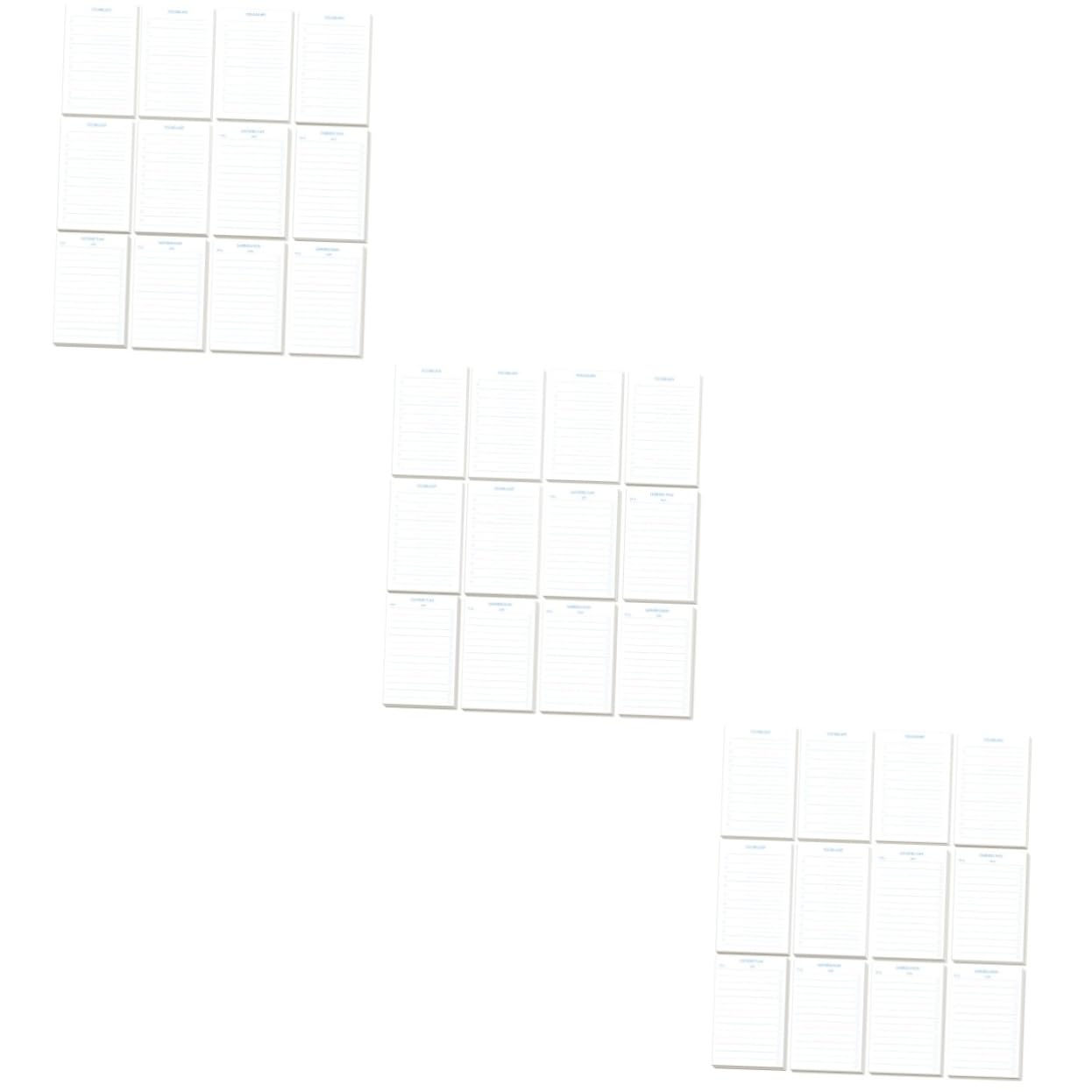 Artibetter 3 Pièces 12 bloc-notes livre de mots enfants indice bloc-notes de poche plaine blocs-notes multi-usages cahier étudiant Petit carnet Mémo petites notes de service Papier