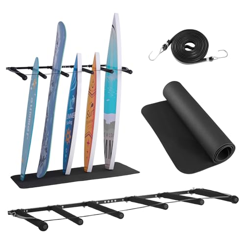 VEVOR Surfboard Wall Mount Rack (5 Tiers)