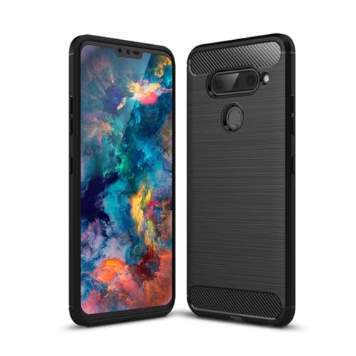 [COMPATIBILITÀ]-Questa custodia in fibra di carbonio SCL è progettata per il tuo telefono LG V40 per mostrare un altro aspetto straordinario del tuo dispositivo. Angoli rialzati offrono una maggiore protezione alla fotocamera e allo schermo.